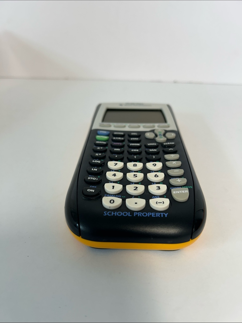Texas Instruments TI-84 Plus 2004 Yellow Graphing Handheld Calculator With Cover - Picture 13 of 16